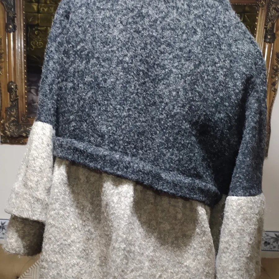 پالتو زنانه پشمی گرم وشیک