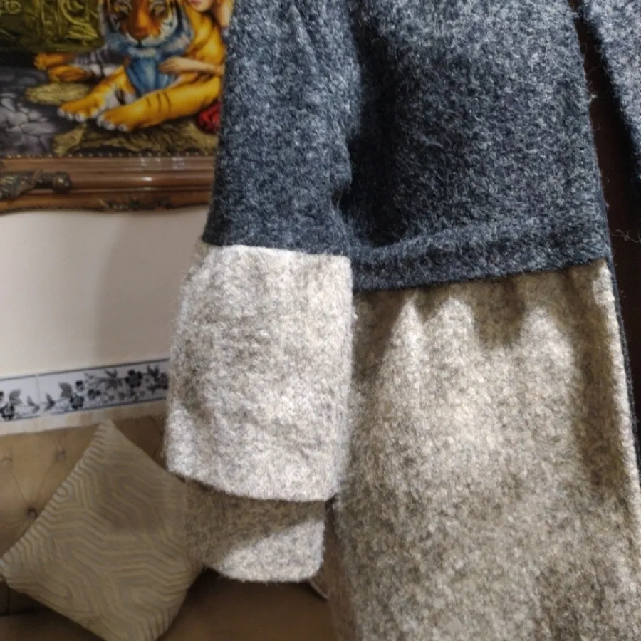 پالتو زنانه پشمی گرم وشیک