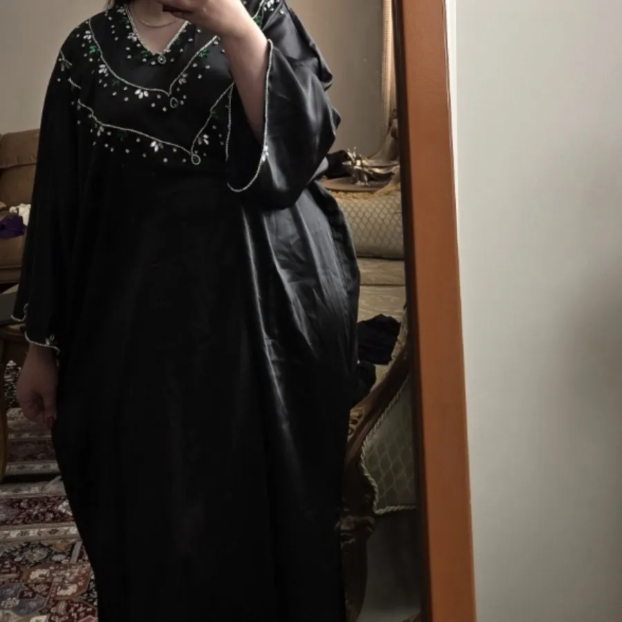 پیراهن جلو بسته سنگدوزی