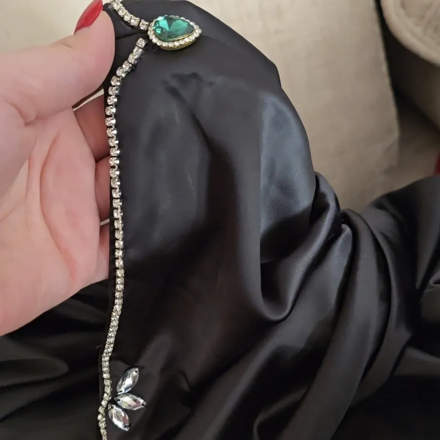 پیراهن جلو بسته سنگدوزی