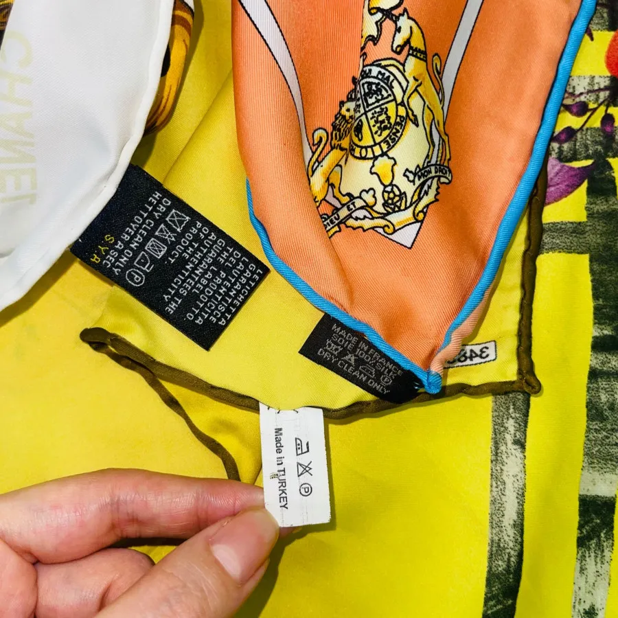 روسری ساتن ابریشم خارجی