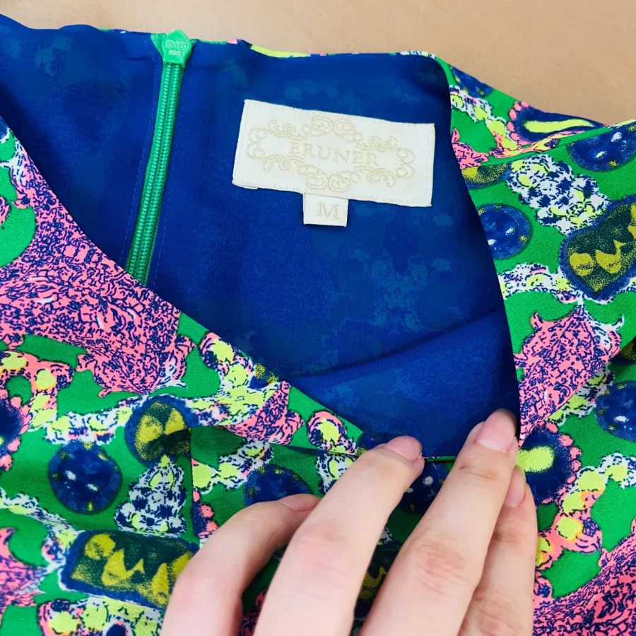 پیراهن کوتاه حریر شیک