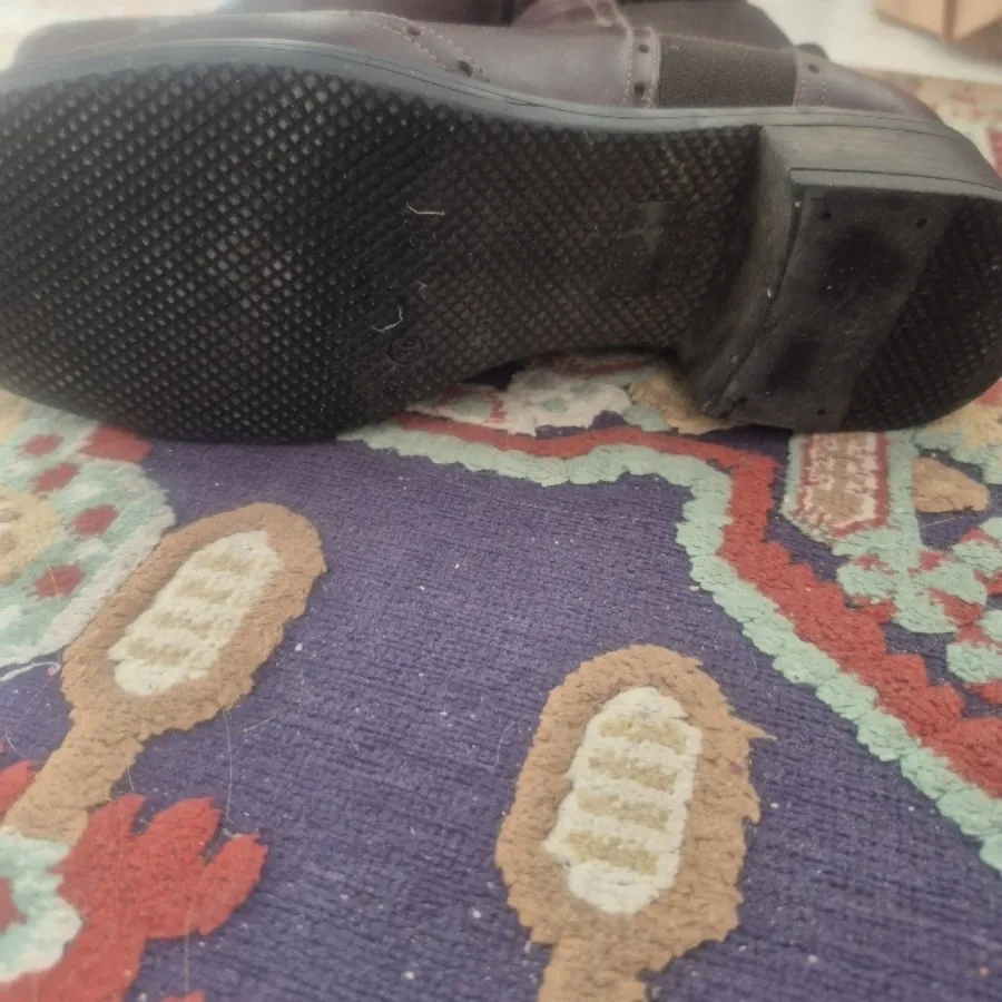 کفش نیم بوت چرم