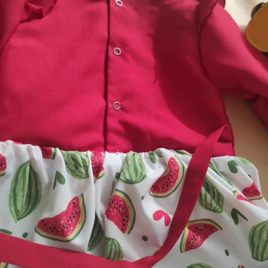 پیراهن هندونه ای