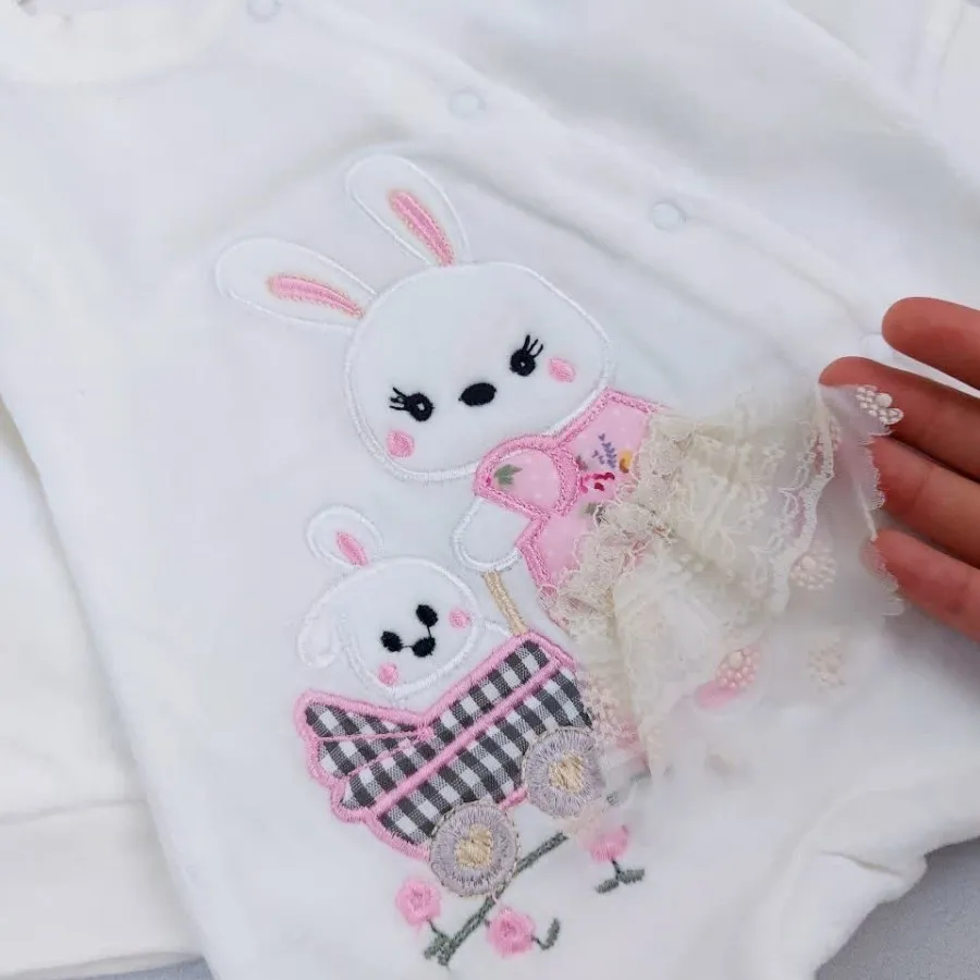 سرهمی مخمل خرگوش دامن تور