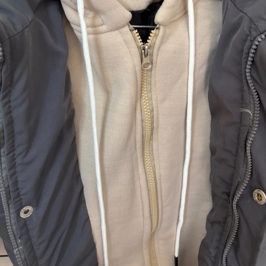 کاپشن دولایه کلاهدار