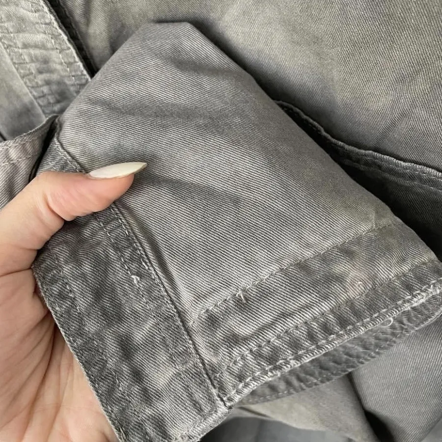 مانتو کت جین ذغالی ??