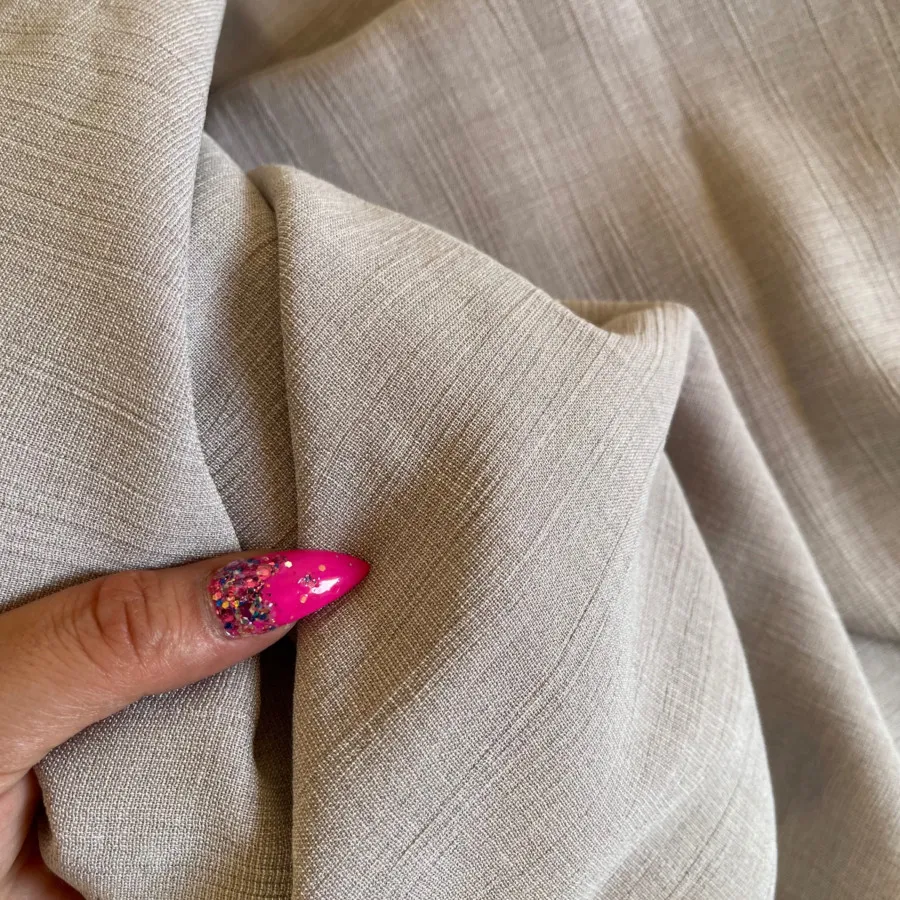 پارچه کرپ رنگ خاکی