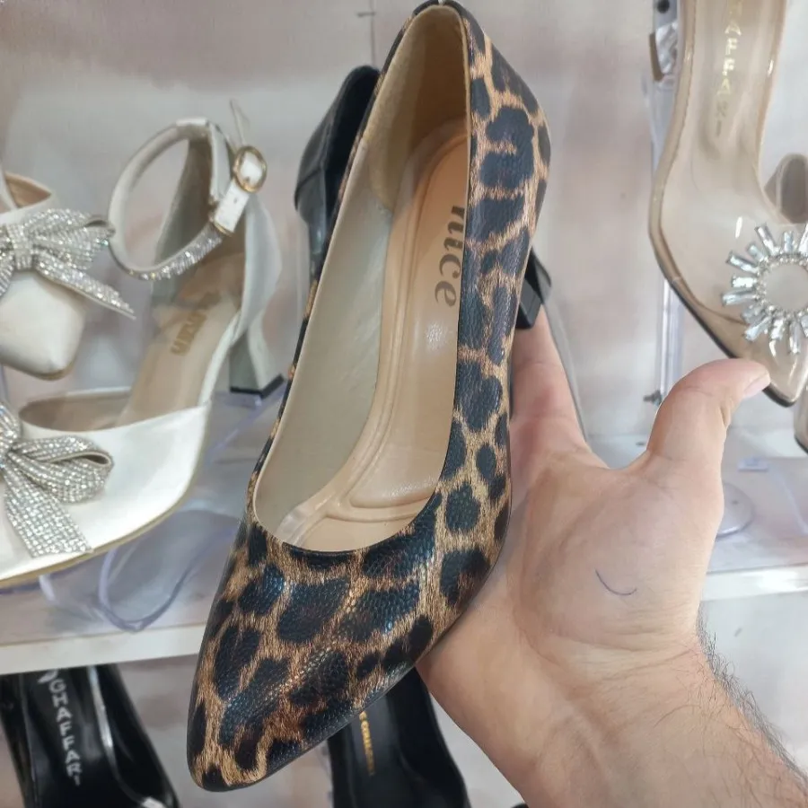 کفش مجلسی پلنگی