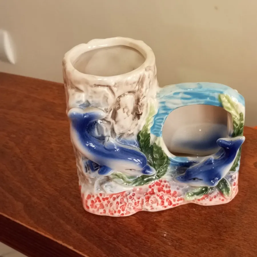 قلمدان و دکوری طرح دلفین