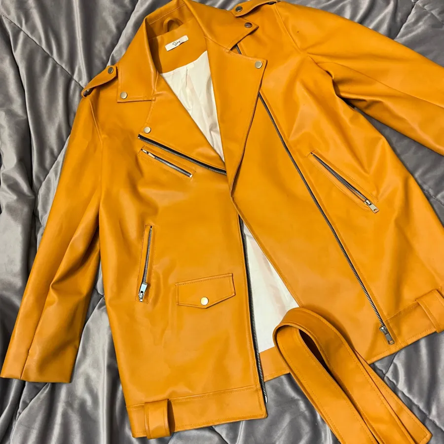 کت چرم طرح زارا