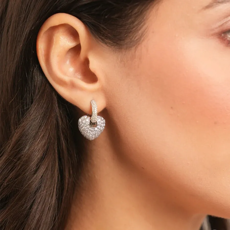 گوشواره قلب برند