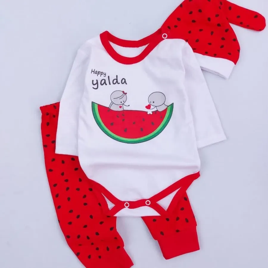 سه تیکه ی یلدایی هندوانه