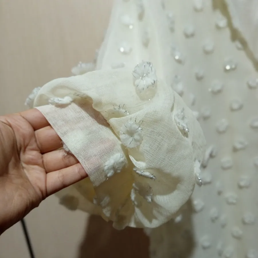 مانتو مجلسی سفید مانتوعقد