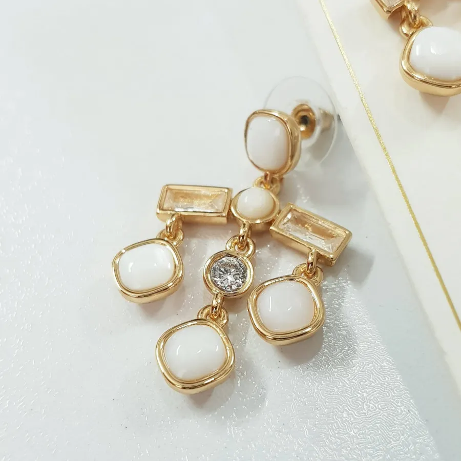 گوشواره سنگ صدف برند tosh