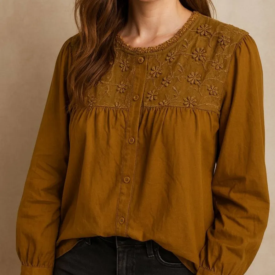 شومیز گلدوزی شده شیک