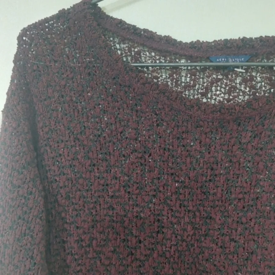 بلوز بافت زرشکی