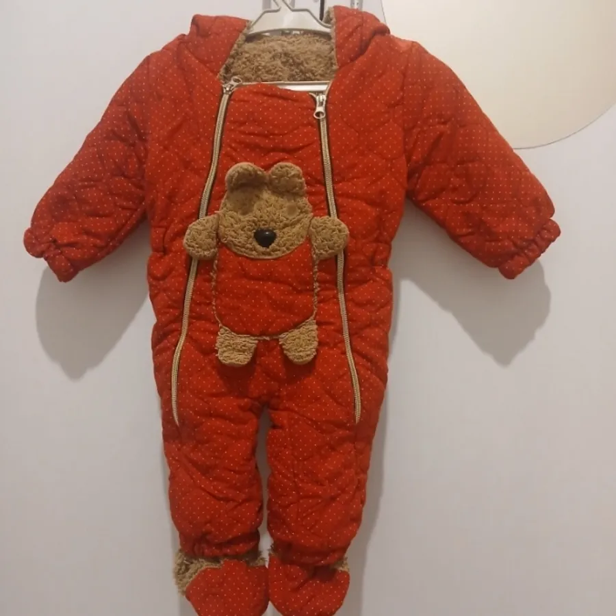 کاپشن سرهمی قرمز