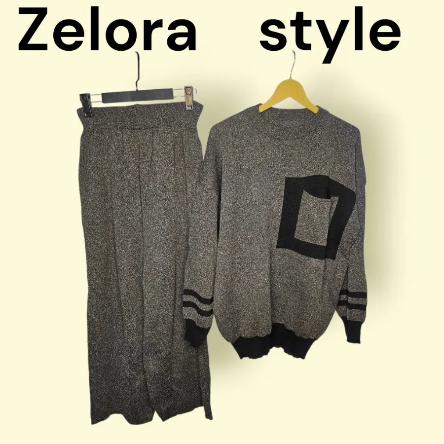 ست بافت شومیز و شلوار