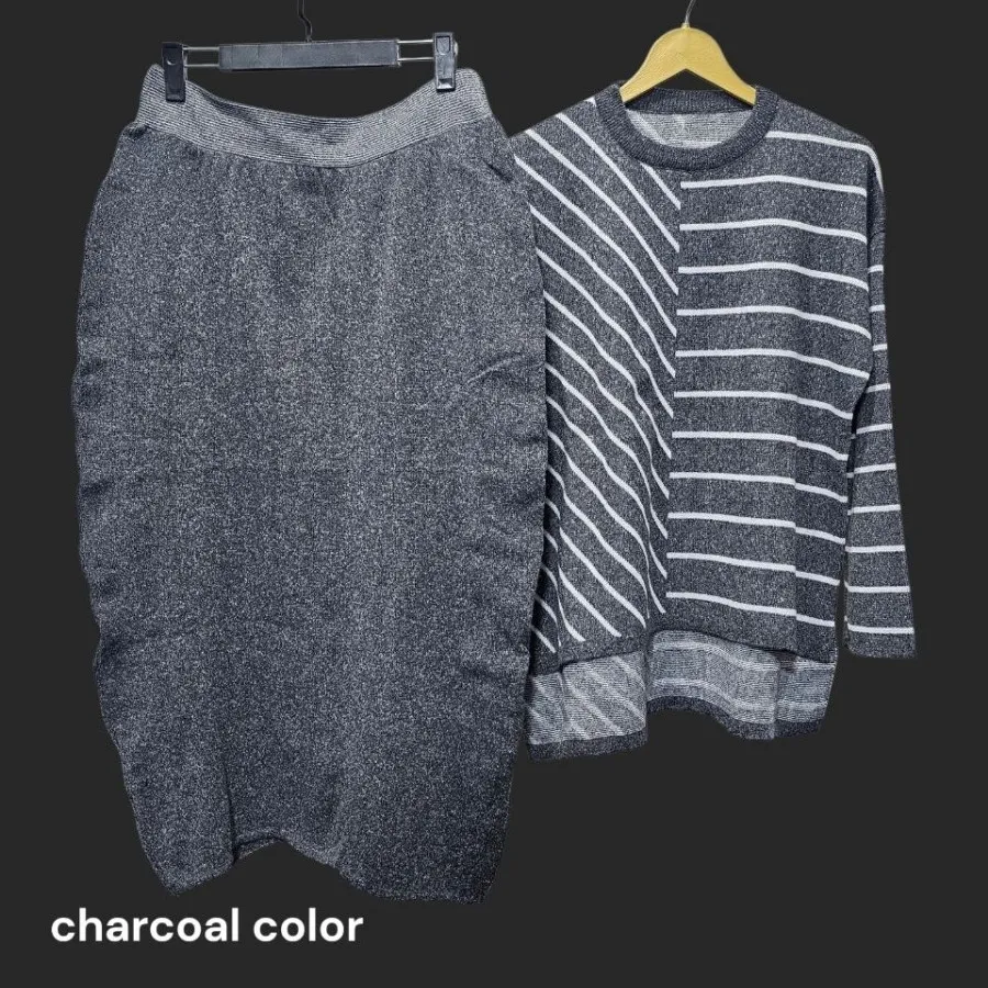 ست بلوز و دامن بافت سالوم