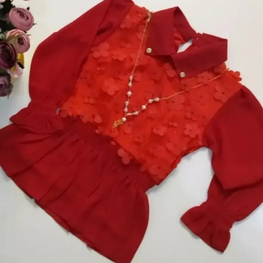 پیرهن شومیز  دخترانه