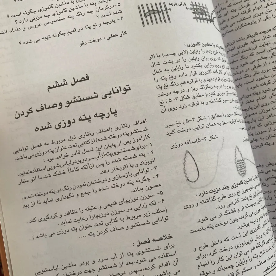 کتاب هنر پته دوزی