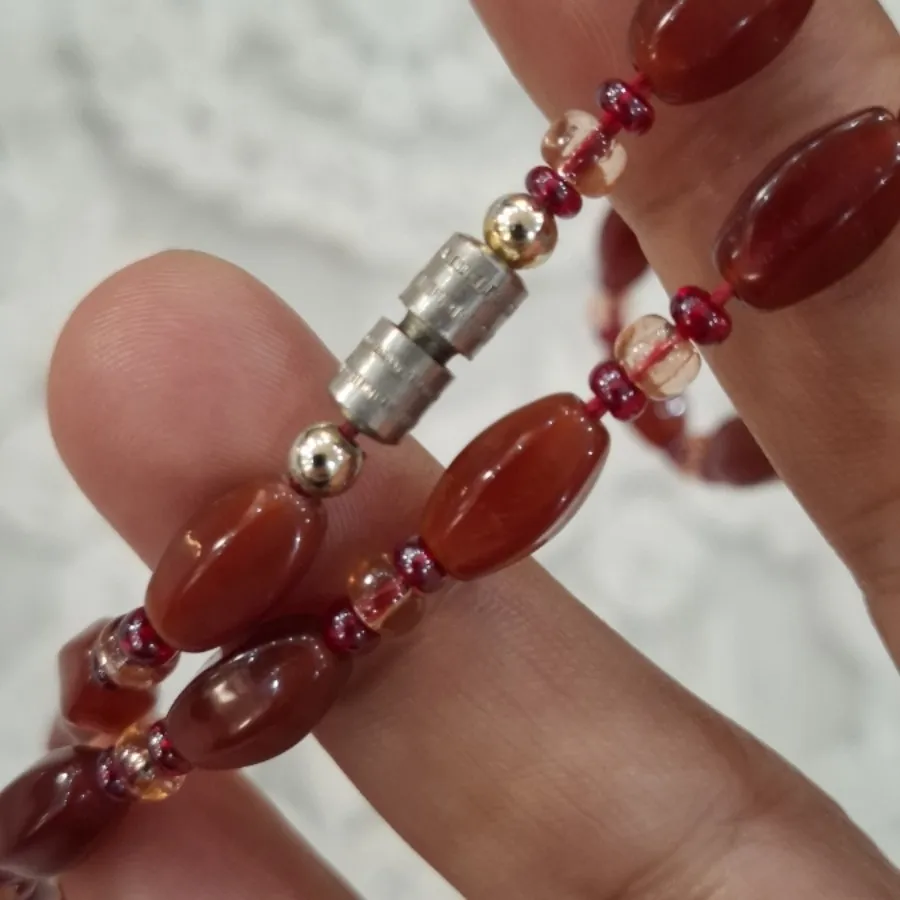 گردنبند عقیق شیکو لوکسه