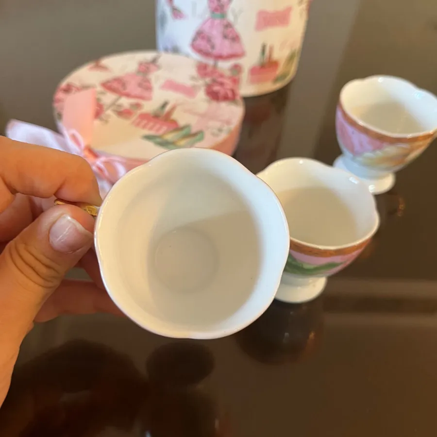 فنجون گل ژاپنی قدیمی