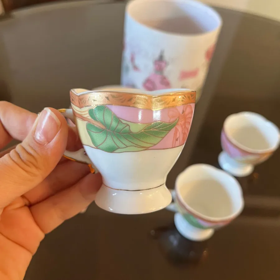 فنجون گل ژاپنی قدیمی