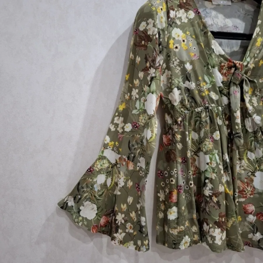 شومیز سبز مجلسی خارجی