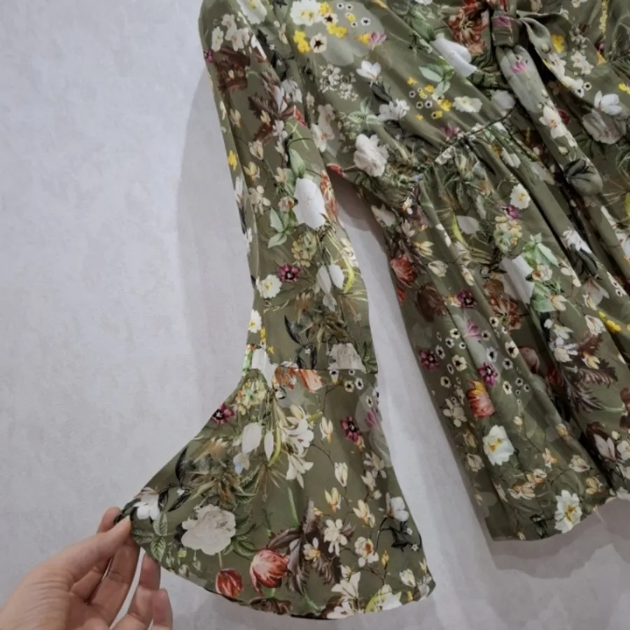 شومیز سبز مجلسی خارجی