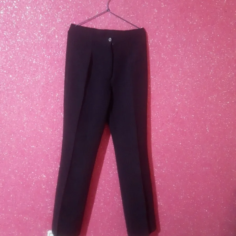 کت شلوار و تاپ بادمجونی