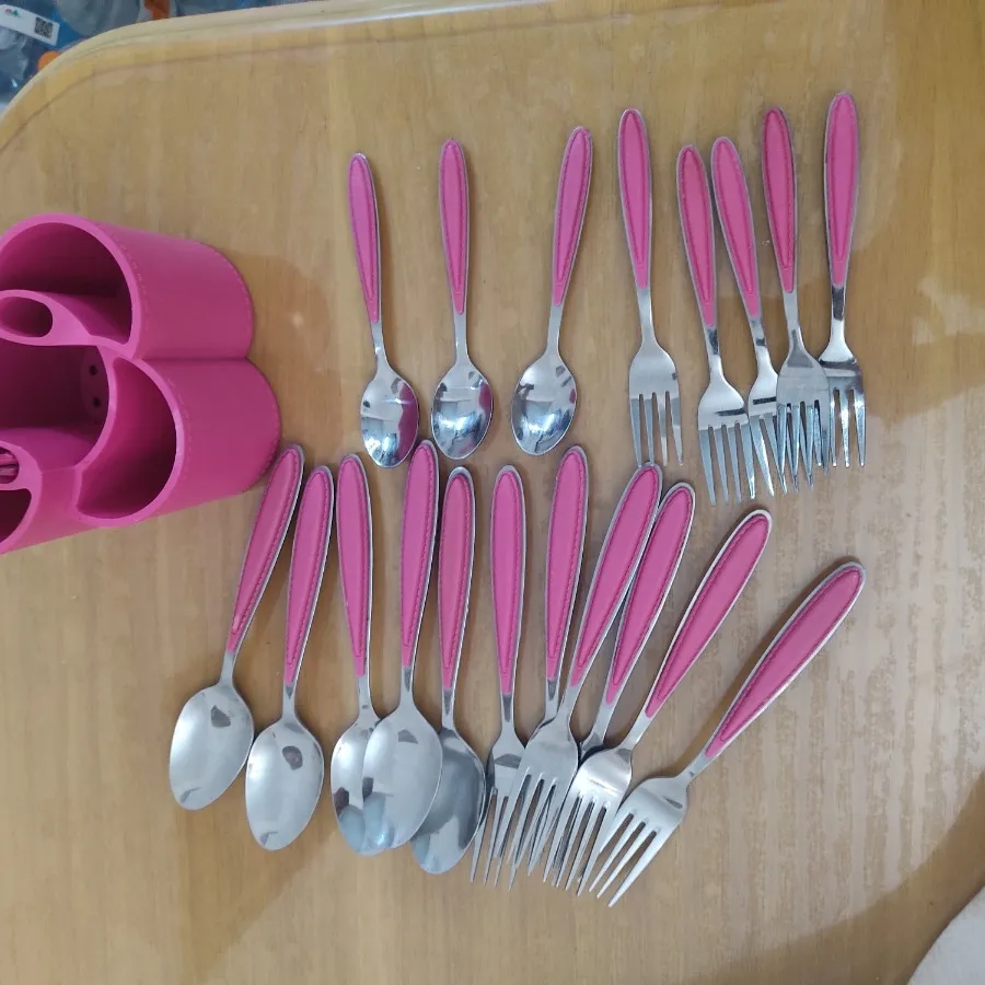 سرویس قاشق چنگال با استند