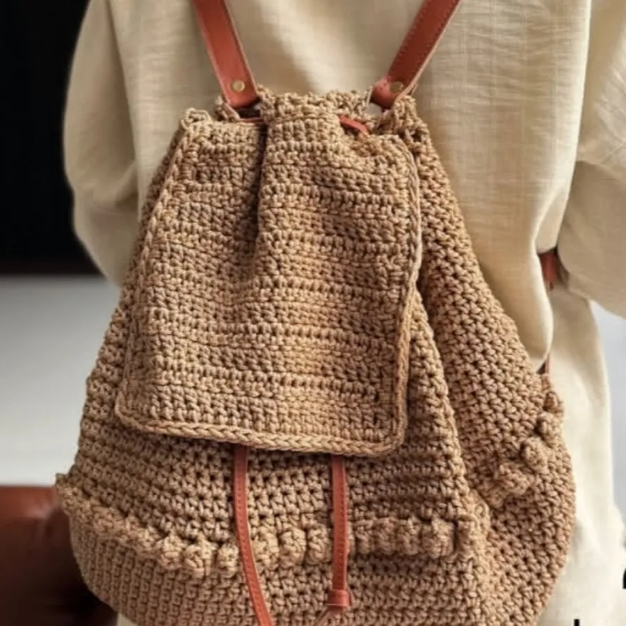 کوله پشتی مکرومه