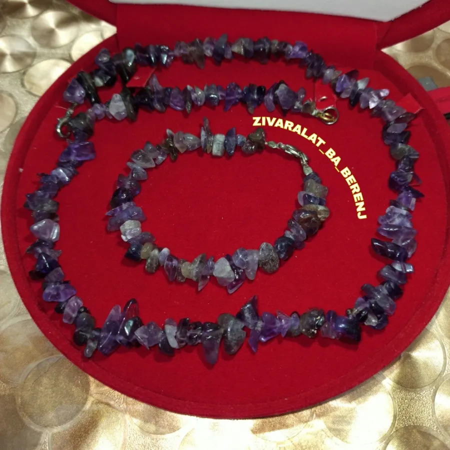 گردنبند سنگ آمتیست