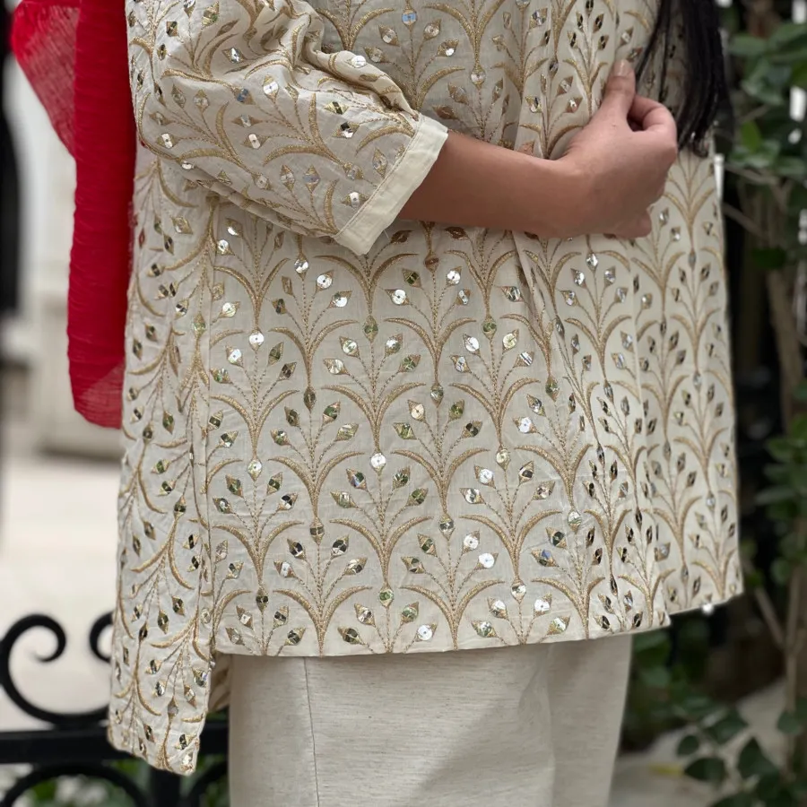 کت وشلوار سوزندوزی