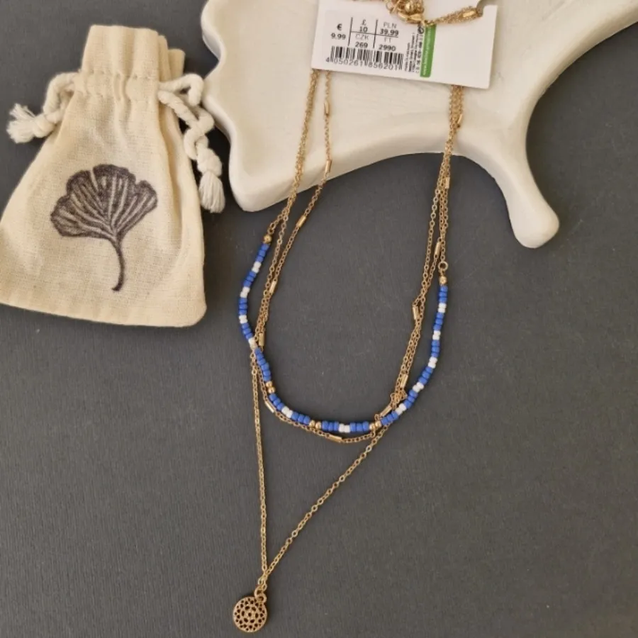 گردنبند اروپایی سه ردیفه