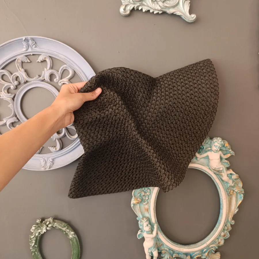 کلاه حصیری مشکی