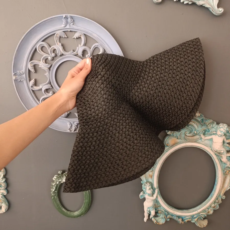 کلاه حصیری مشکی