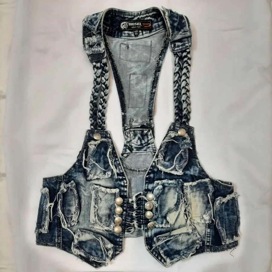 جلیقه وست دامن جین مجلسی