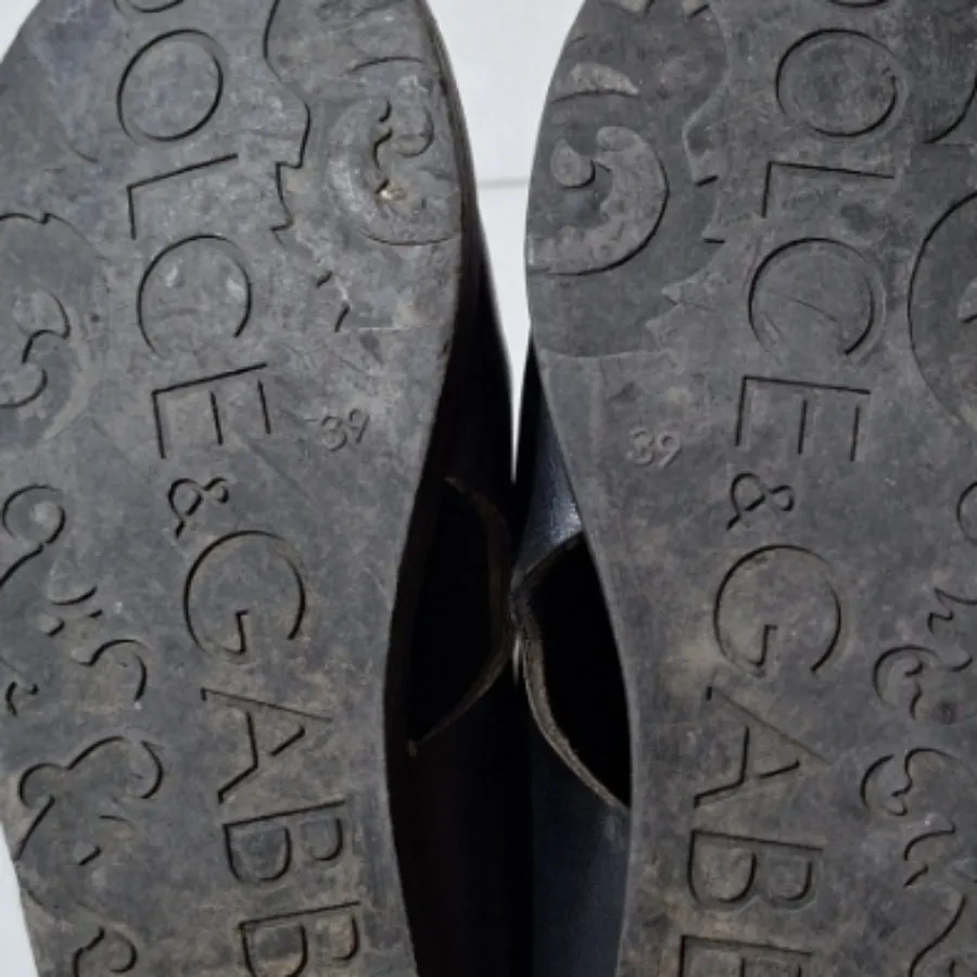 صندل مشکی تخت چرم مصنوعی