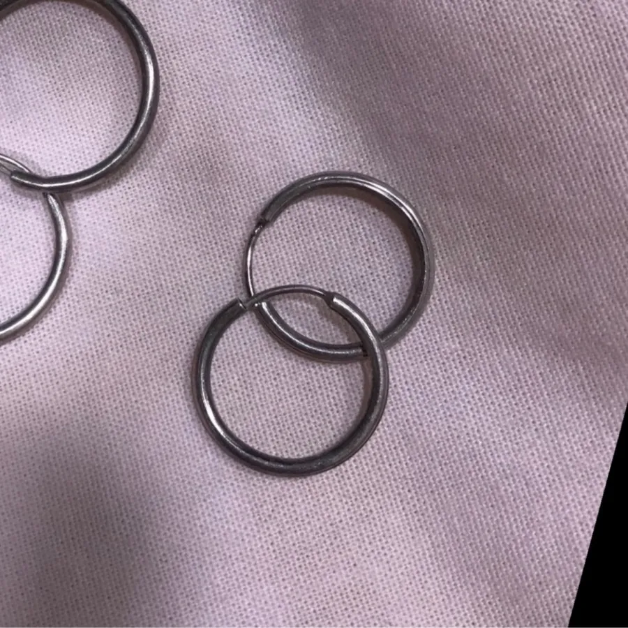 گوشواره رینگ نقره