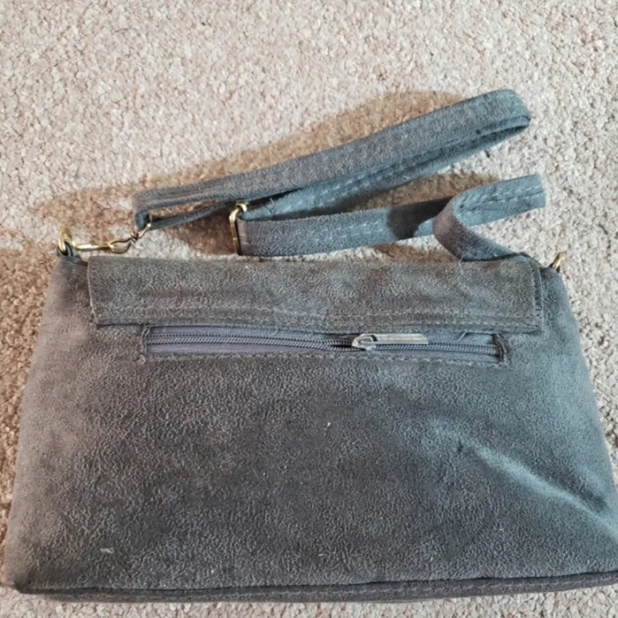 کیف جیر طوسی نوک مدادی