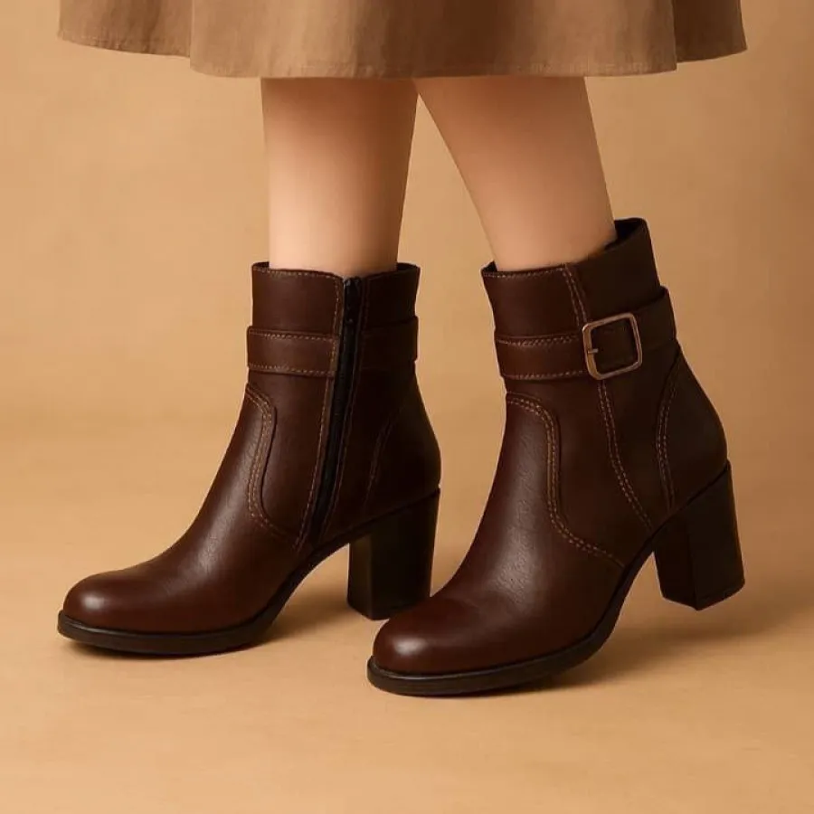 نیم بوت پاشنه دار