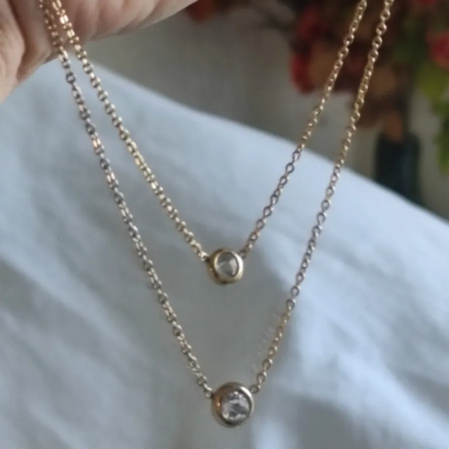 گردنبند دولاین  رنگ ثابت