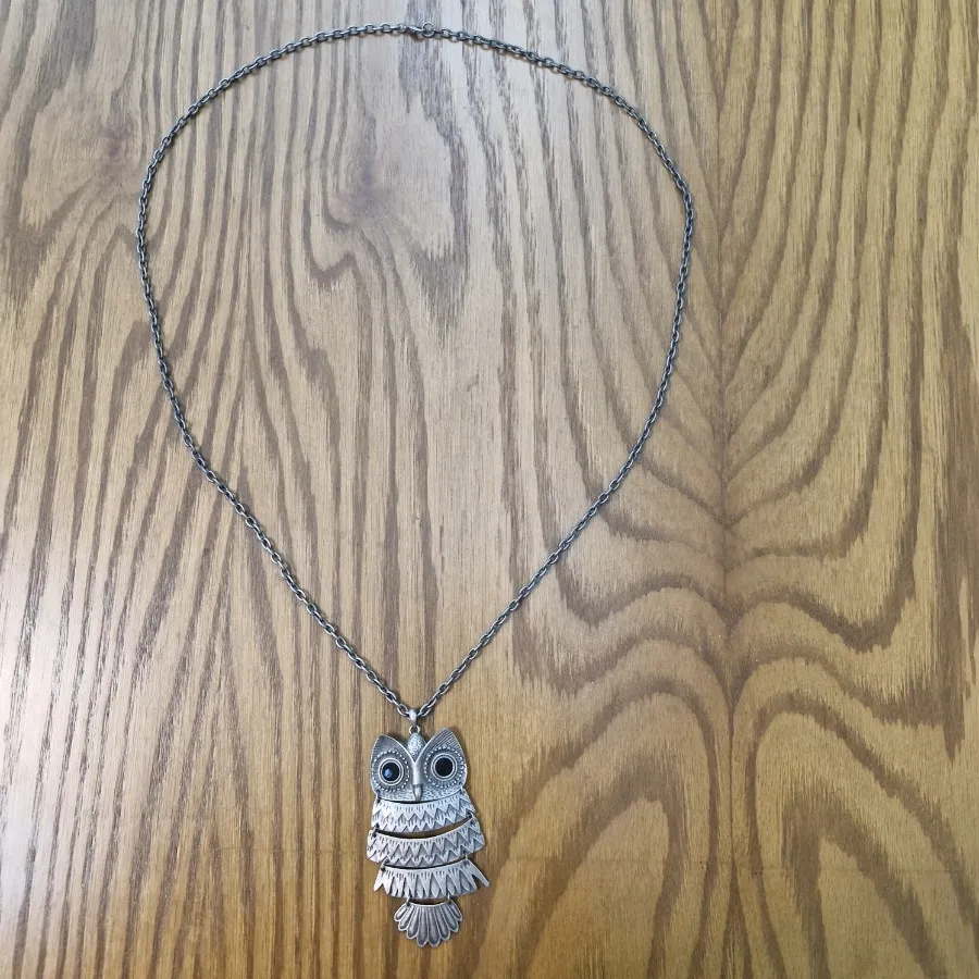 گردنبند آویز جغد