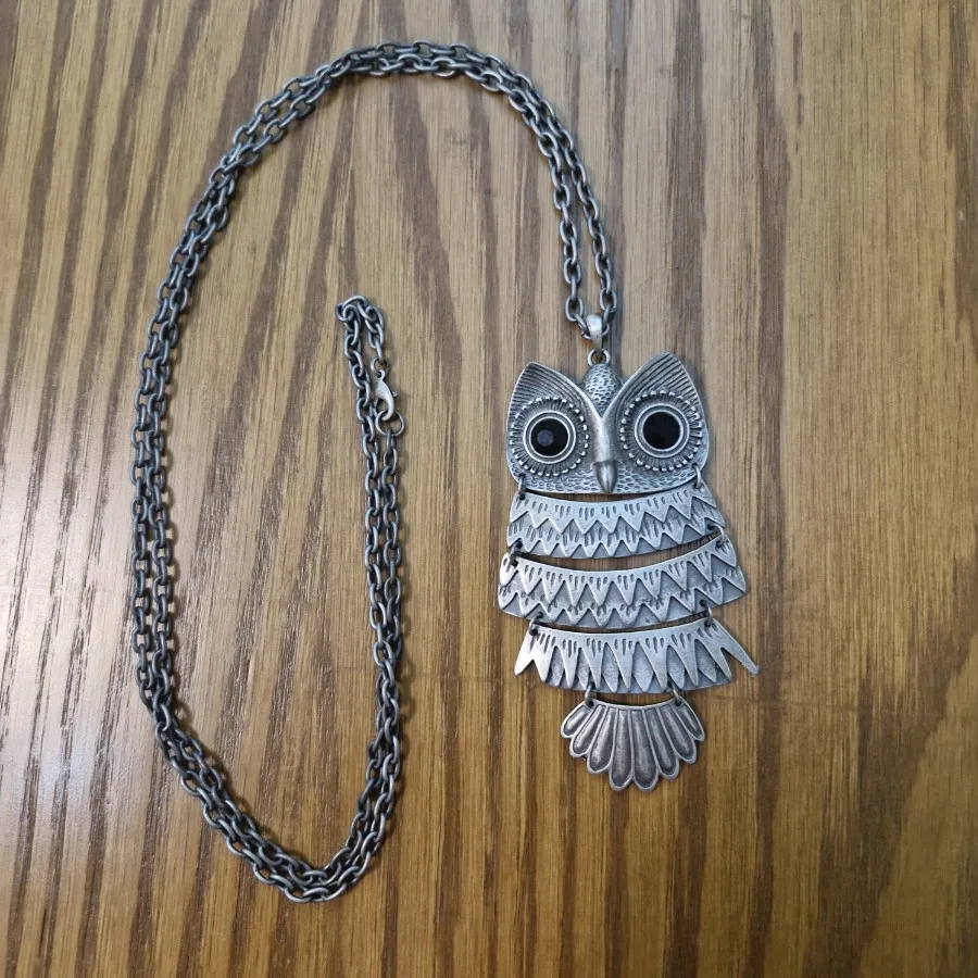 گردنبند آویز جغد