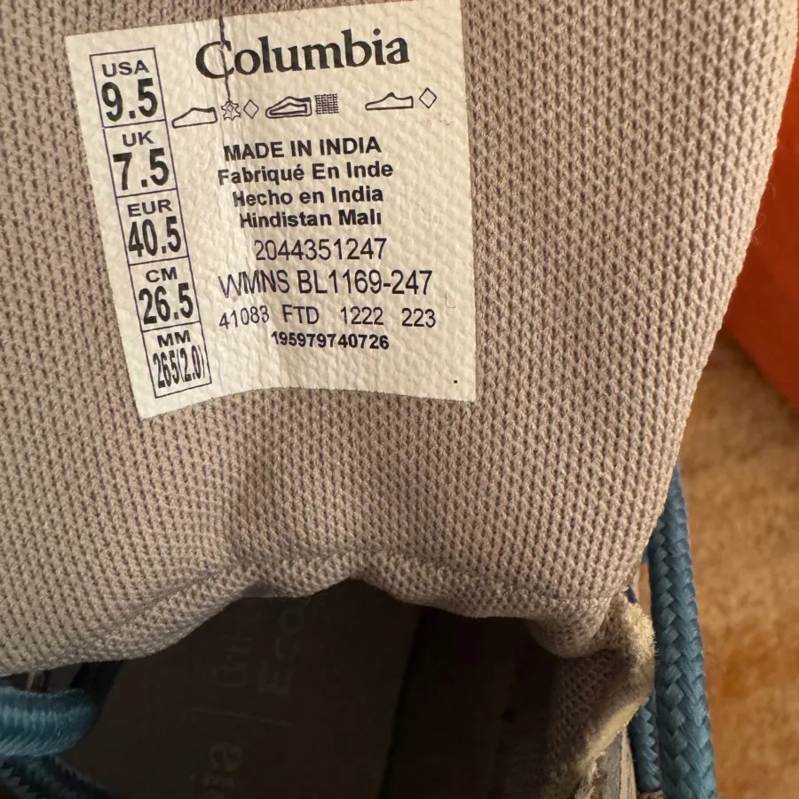 کفش کوهنوردی کلمبیا