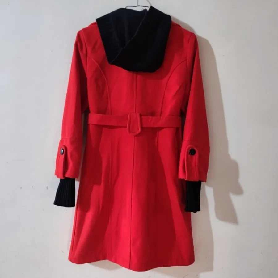 پالتو قرمز نارنجیمشکی