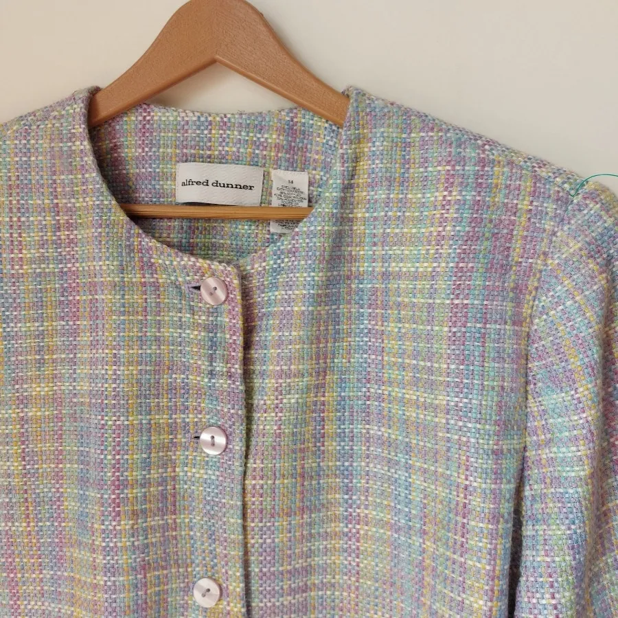 کت یاسی با دکمه صدفی